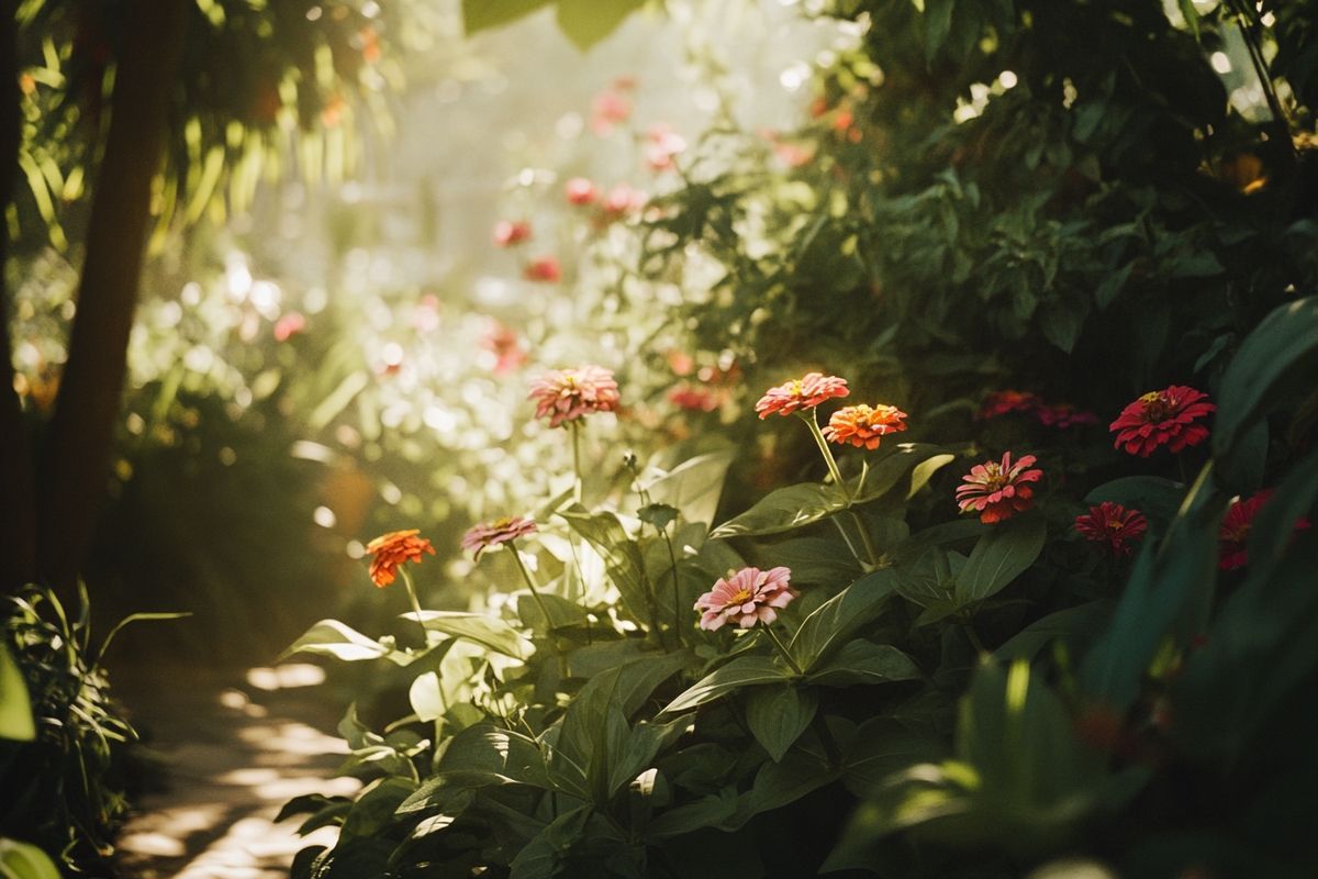 Les différentes couleurs de zinnias et leur signification