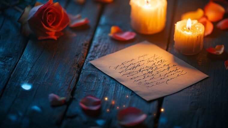 Astuces pour une déclaration d'amour pour un homme pleine d'émotion