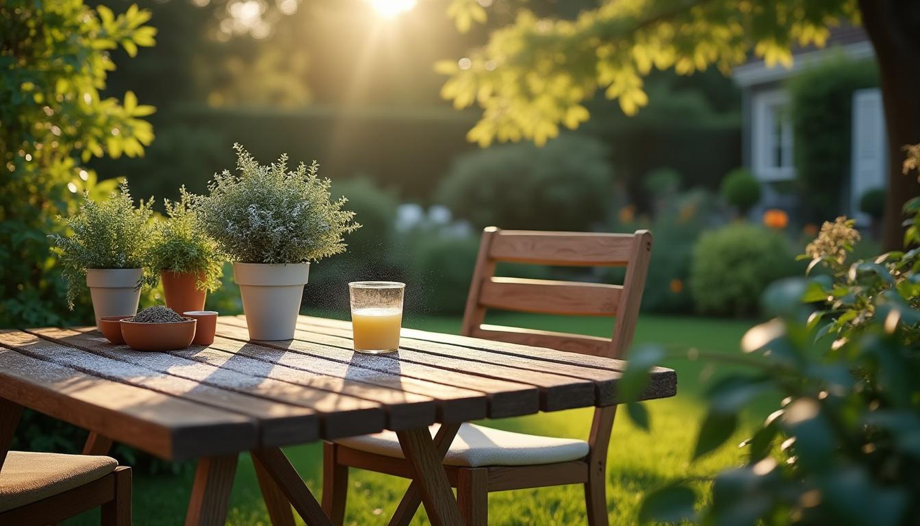 découvrez nos astuces pratiques pour dépoussiérer efficacement vos meubles de jardin et les protéger des intempéries. prolongez la durée de vie de votre mobilier extérieur tout en préservant son éclat et son confort. adoptez nos conseils simples pour un entretien réussi.