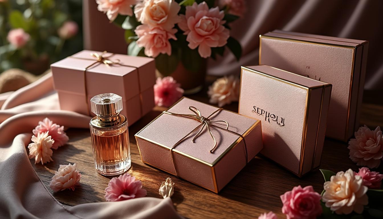 découvrez notre sélection de coffrets cadeaux parfums sephora pour femme, parfaits pour toutes les occasions. offrez un moment de luxe et d'élégance avec ces fragrances envoûtantes, qui raviront chaque femme. idéal pour un anniversaire, la fête des mères ou toute autre célébration, ces coffrets allient qualité et sophistication.