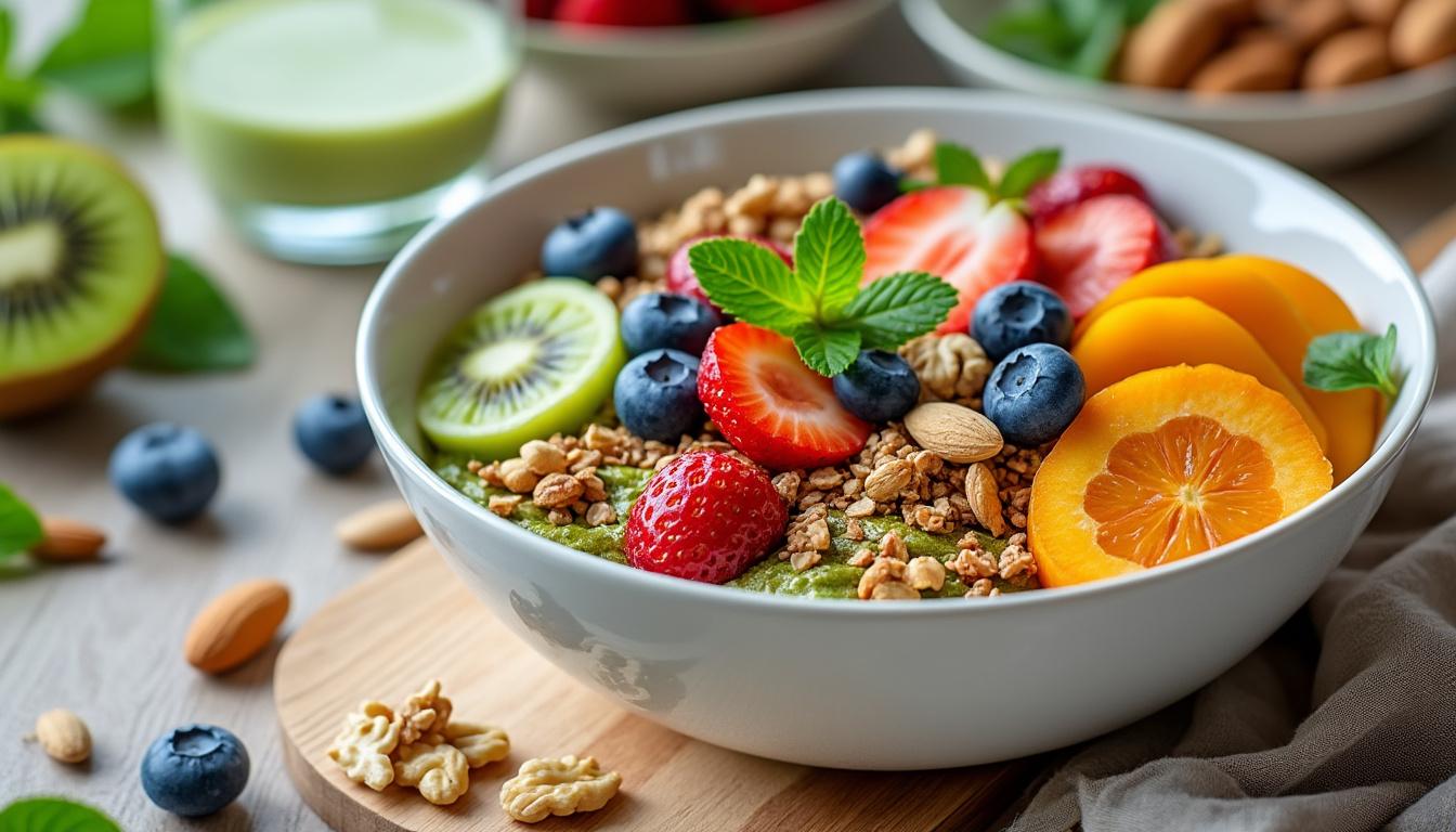 découvrez le granola de claire au matcha : une option saine et gourmande, parfaite pour les amateurs de sucré qui souhaitent allier plaisir et bien-être au petit-déjeuner ou en collation.