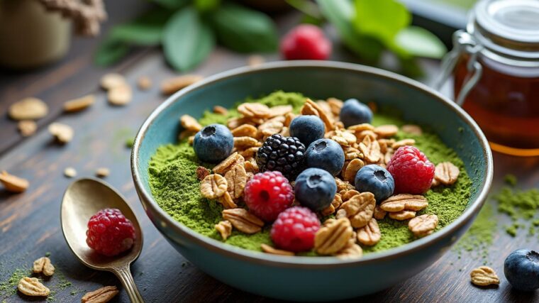 découvrez le granola de claire au matcha : une alternative saine et gourmande pour tous les amateurs de sucré, alliant saveur unique et bienfaits nutritionnels.