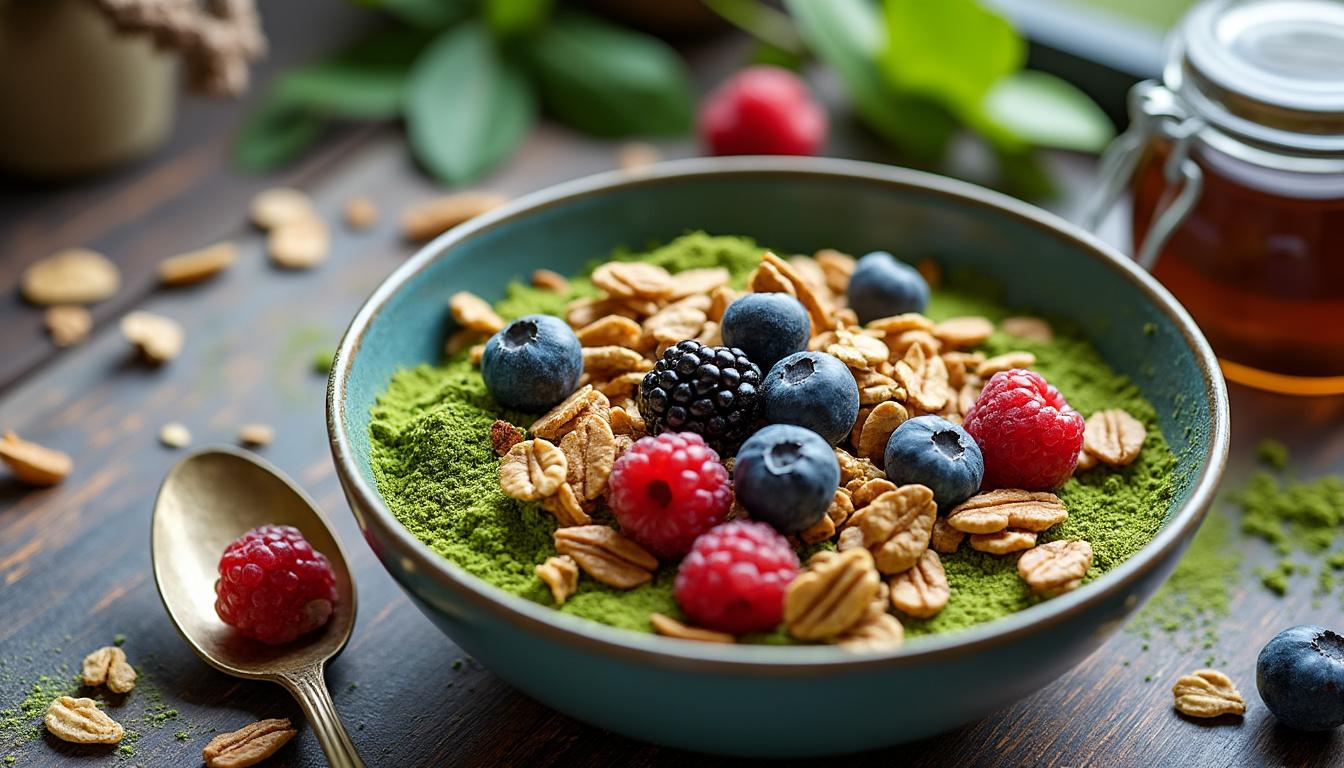 découvrez le granola de claire au matcha : une alternative saine et gourmande pour tous les amateurs de sucré, alliant saveur unique et bienfaits nutritionnels.