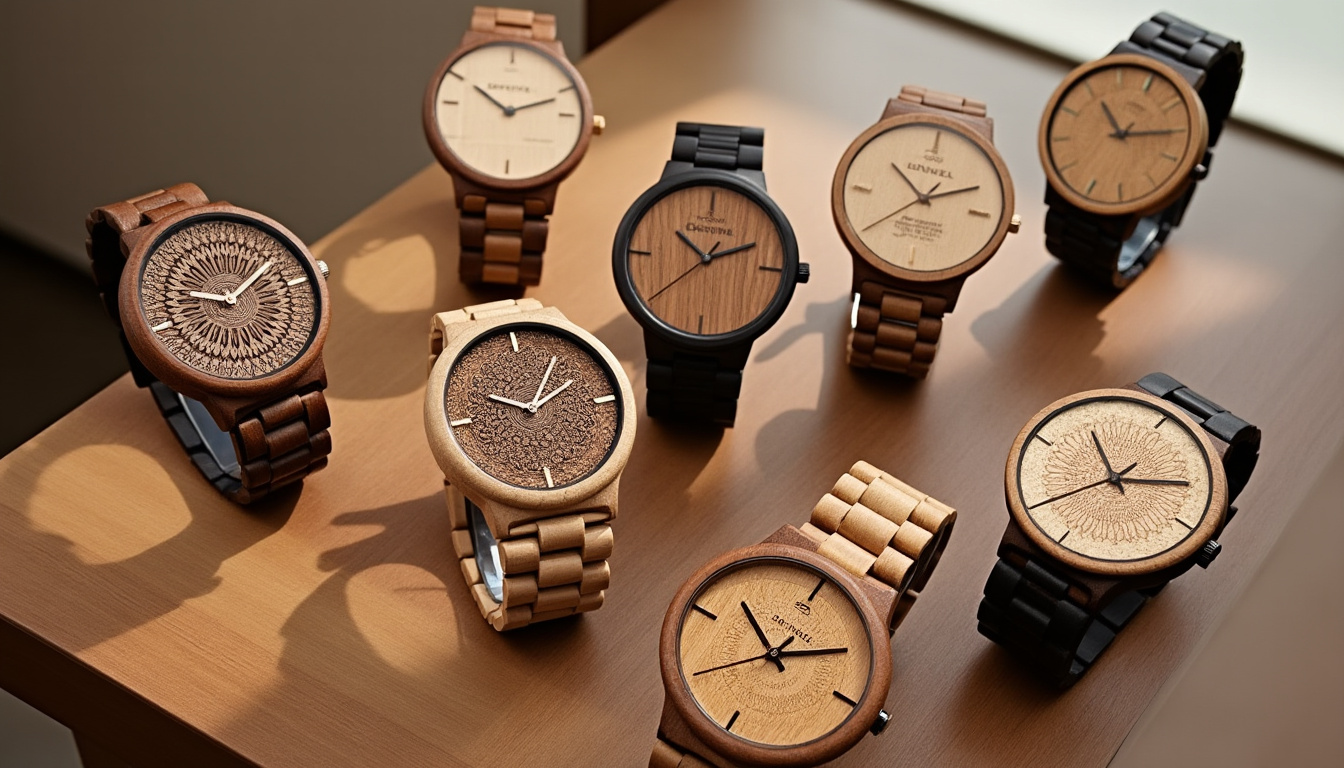découvrez les meilleures marques de montres en bois personnalisables avec photo. trouvez la montre unique qui correspond à votre style et offrez un cadeau original et écologique, personnalisé à votre image.