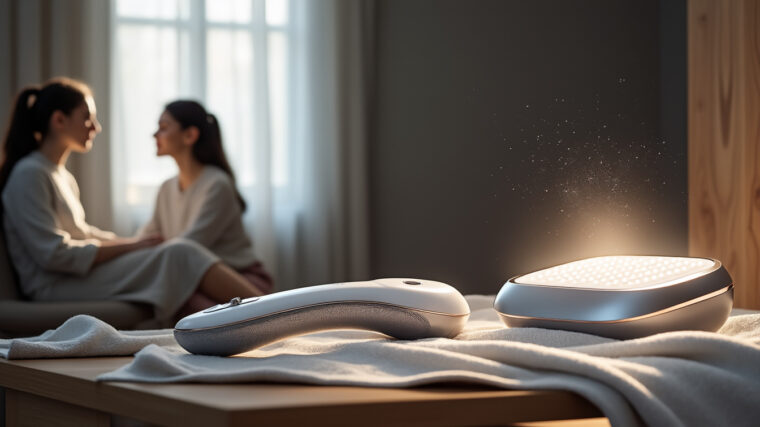 découvrez comment le masseur lifting visage combiné à la luminothérapie aide à réduire efficacement le double menton, raffermir la peau et retrouver un visage plus jeune et sculpté. résultats visibles rapidement !