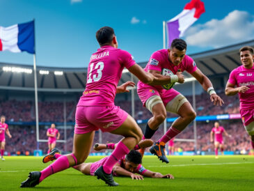 découvrez les joueurs emblématiques du stade français ayant marqué la saison 2005 en portant le mythique maillot rose, symboles d’une époque inoubliable pour le club parisien.