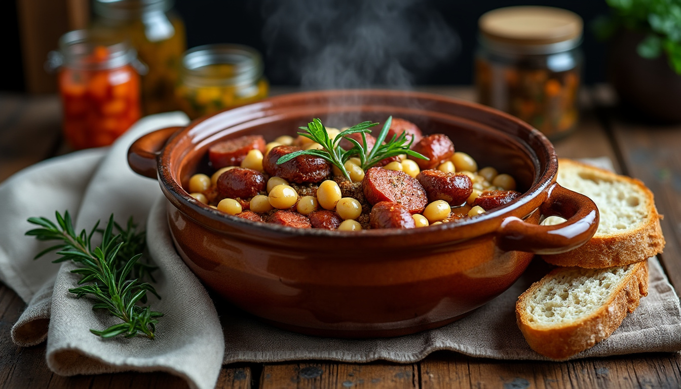 découvrez le véritable cassoulet de castelnaudary, préparé par nos meilleurs artisans. commandez en ligne et savourez ce plat traditionnel français livré chez vous !
