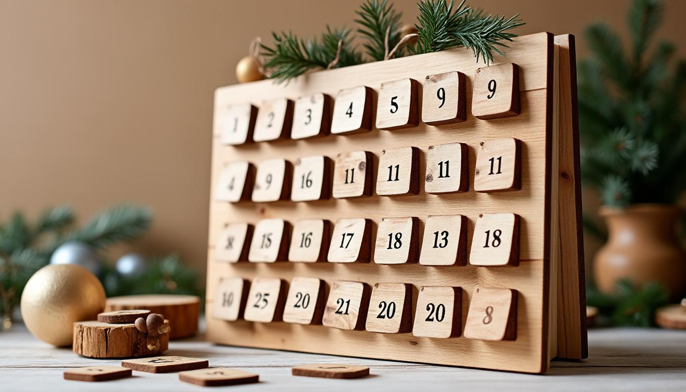 découvrez des idées créatives pour réaliser le meilleur calendrier de l'avent fait maison et rendre chaque jour avant noël magique et personnalisé.