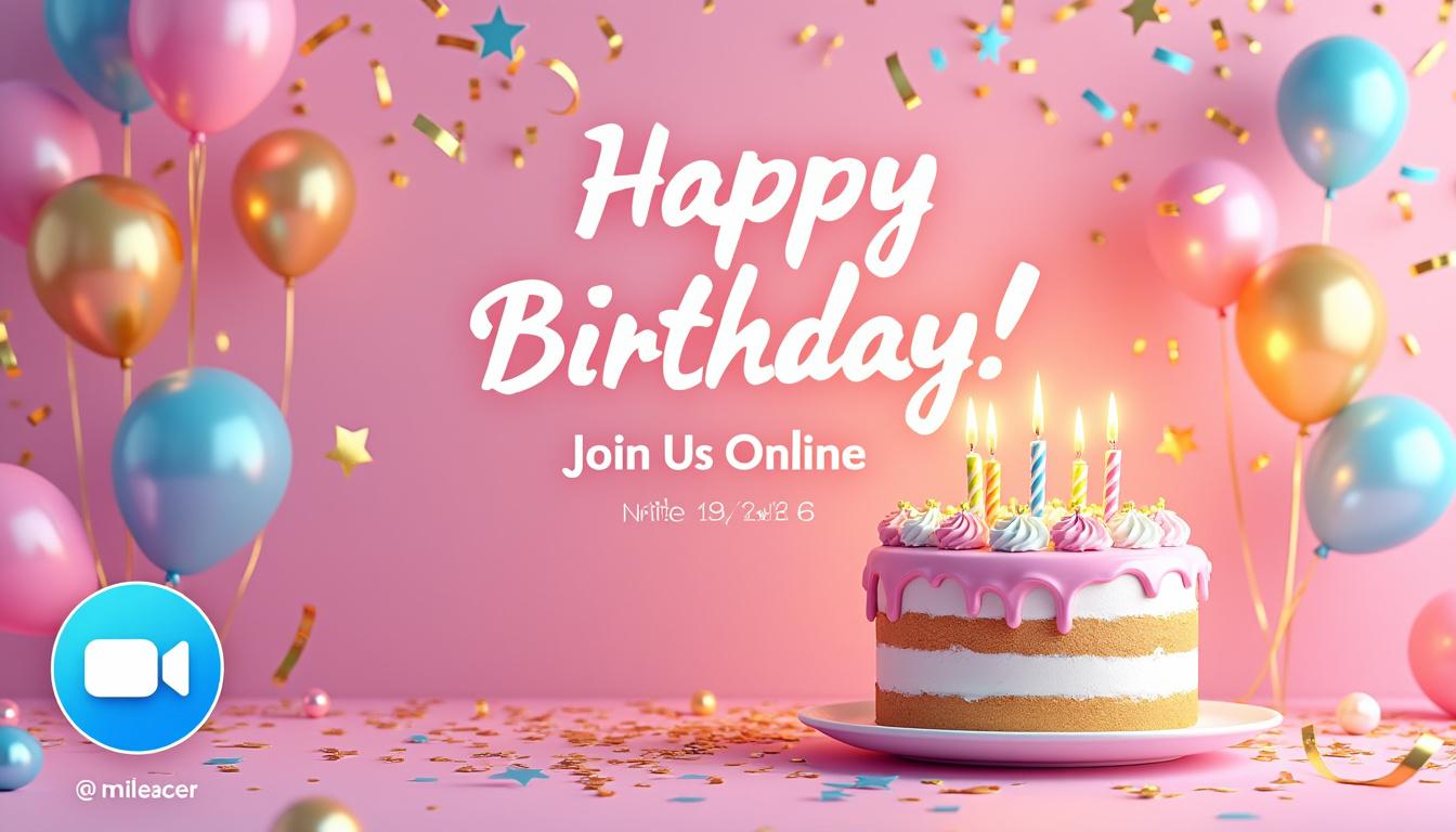 découvrez comment souhaiter un joyeux anniversaire à votre amour à distance en organisant une fête en ligne pleine de surprises et d'émotions, pour rapprocher les cœurs malgré la distance.