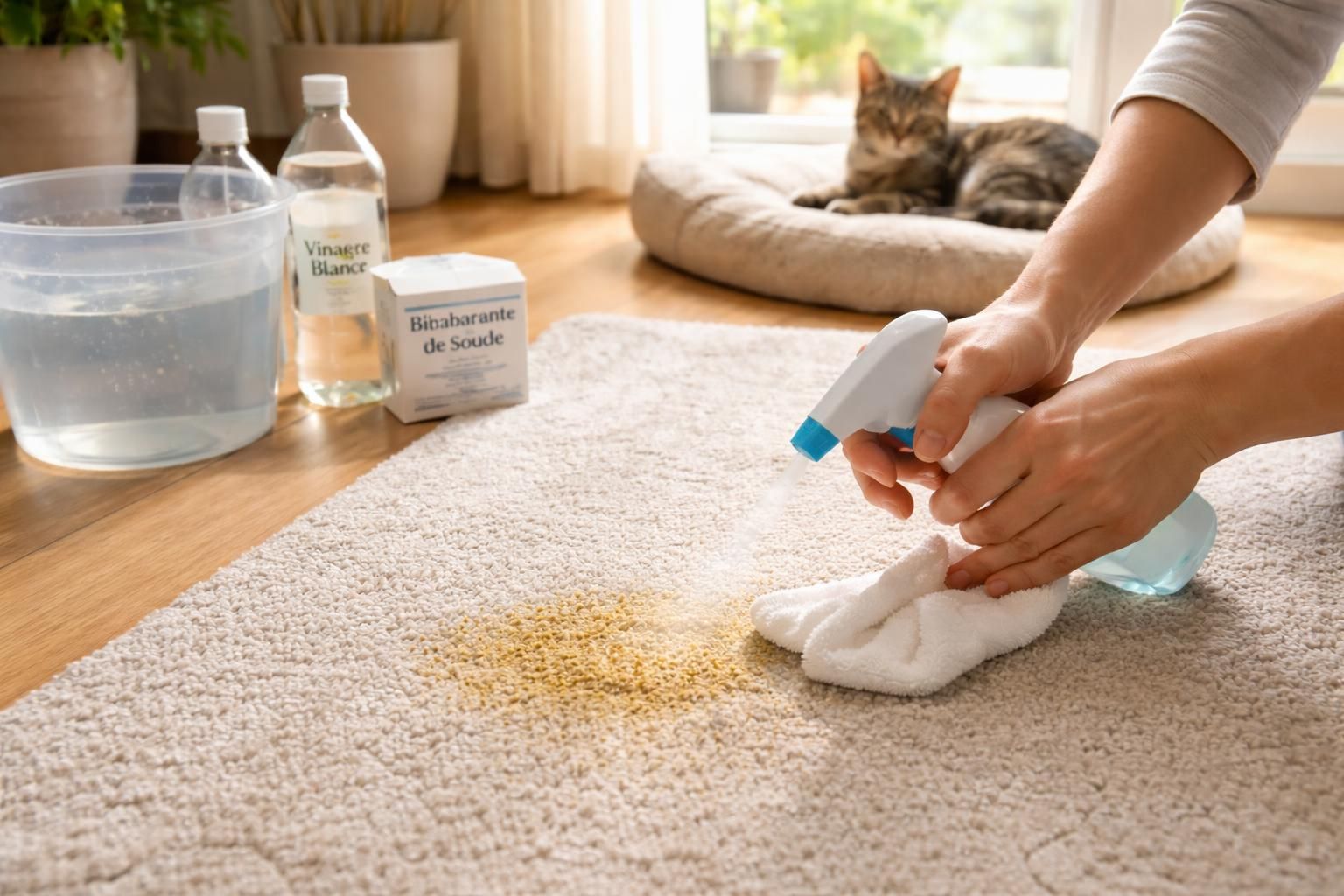 découvrez des méthodes efficaces pour éliminer les odeurs de pipi de chat, même anciennes, et garder votre maison fraîche et propre.