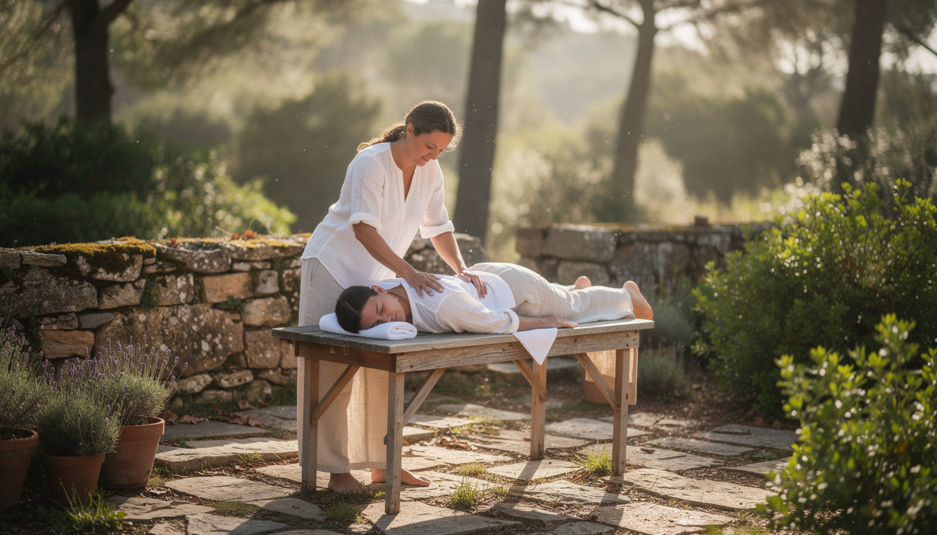 explorez les bienfaits du massage énergétique au hameau de l'étoile à saint-martin-de-londres pour un bien-être profond et revitalisant.