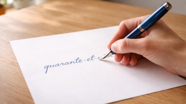 apprenez à écrire le nombre 41 en toutes lettres en français grâce à notre guide simple et clair.