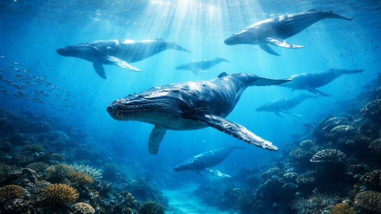 découvrez le monde fascinant des géants marins à travers un documentaire captivant sur les baleines, mêlant images spectaculaires et informations passionnantes.