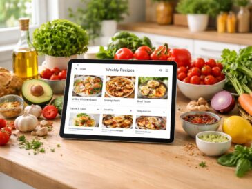 découvrez la tablette tactile révolutionnaire qui simplifie vos courses en créant des menus de semaine variés et équilibrés.