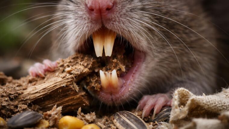 découvrez comment les crocs d'un rat, des outils puissants et efficaces, jouent un rôle essentiel dans la recherche et la consommation de nourriture.