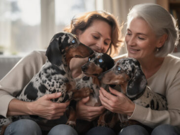 découvrez comment les teckels arlequin aux yeux bleus influencent positivement le bien-être de leurs maîtres grâce à leur caractère unique et attachant.