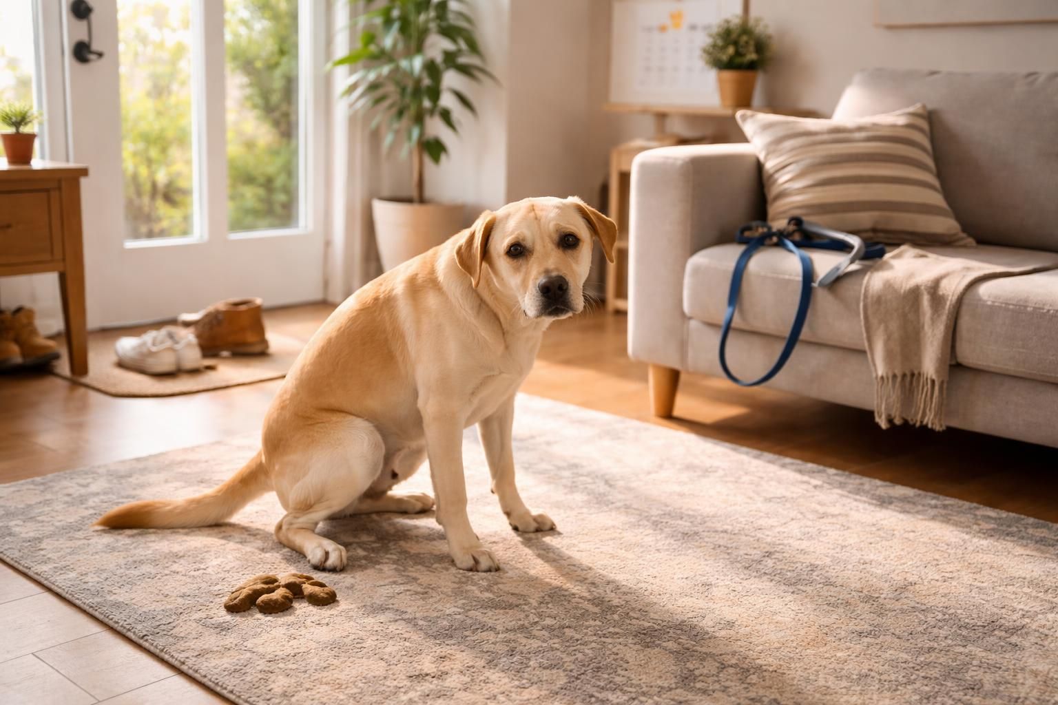 découvrez pourquoi votre chien fait ses besoins dans la maison après la promenade et suivez les conseils d'un comportementaliste pour résoudre ce problème efficacement.