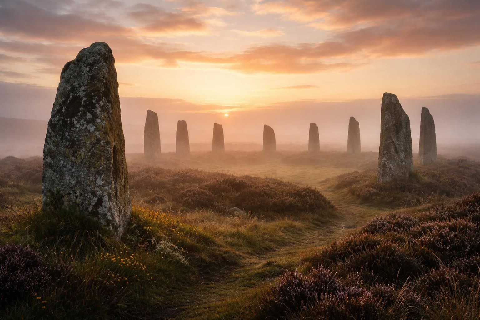 découvrez les mystères fascinants du cercle de brodgar, ce mégalithe emblématique chargé d'histoire et d'énigmes captivantes au cœur des orcades.