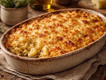 découvrez notre recette traditionnelle de gratin de macaroni à l'ancienne, un plat réconfortant qui éveille vos souvenirs gourmands et ravit toute la famille.