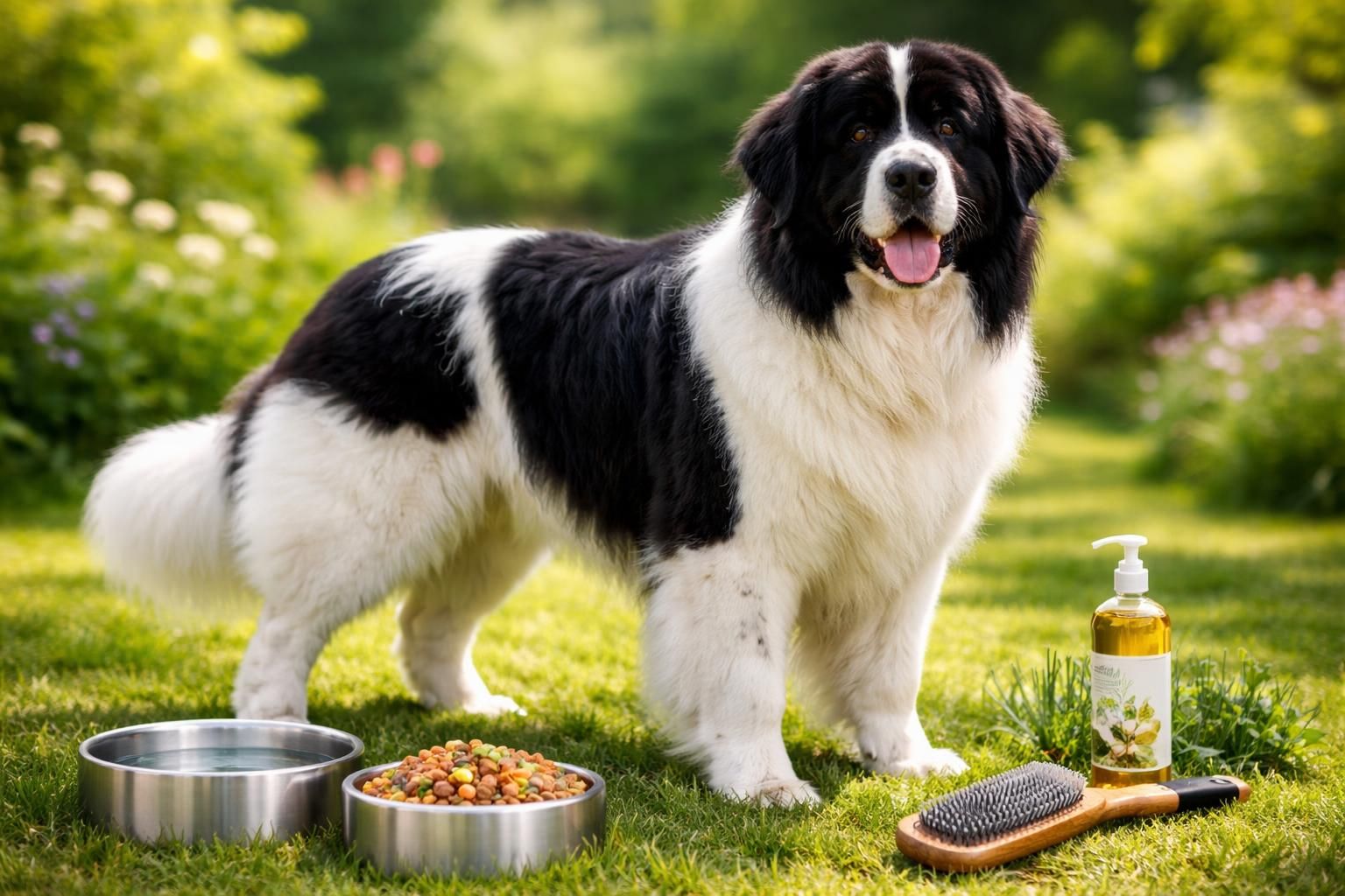 découvrez les soins essentiels pour maintenir la santé optimale de votre terre-neuve blanc et noir, avec des conseils adaptés à cette magnifique race.