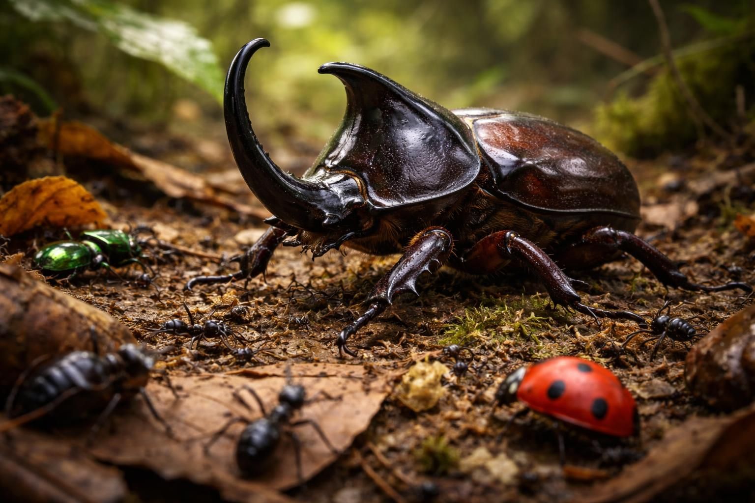 découvrez pourquoi le scarabée rhinocéros, loin d’être inoffensif, représente une menace réelle pour les insectes locaux et l'écosystème environnant.