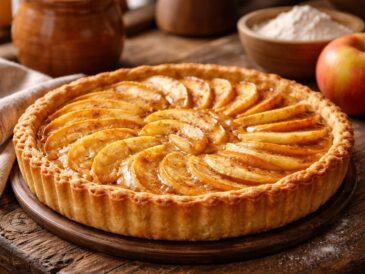 découvrez les secrets authentiques de la tarte aux pommes de nos grands-mères, une recette fondante et onctueuse qui ravira vos papilles.