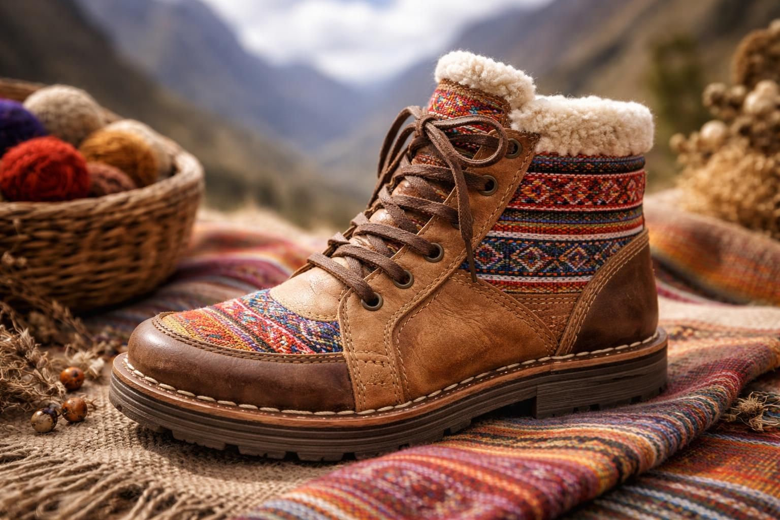 découvrez la chaussure peru, alliant artisanat traditionnel et matières authentiques d'amérique du sud pour un style unique et naturel.