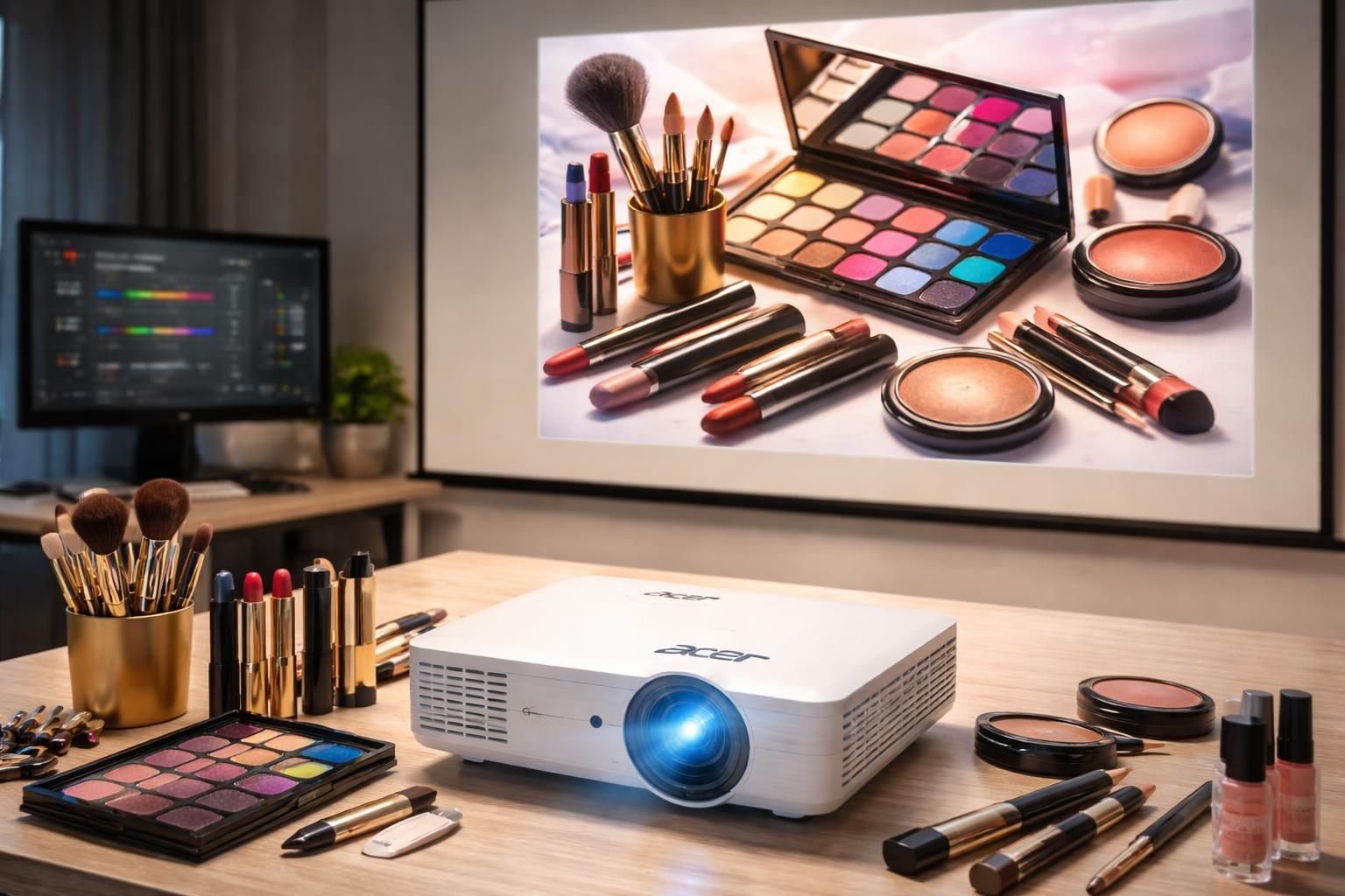 découvrez comment calibrer les couleurs de votre maquillage avec un vidéoprojecteur acer et optimisez vos réglages pour un rendu précis et naturel.